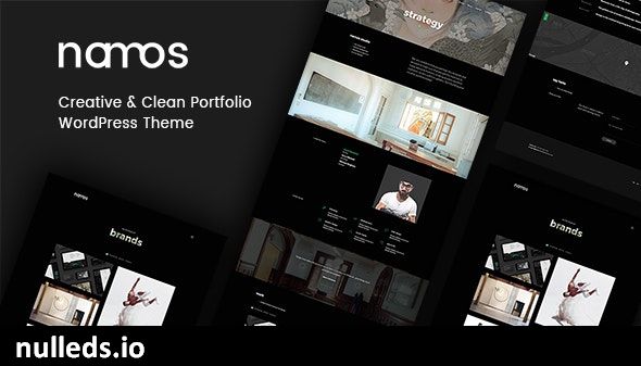 Namos - Creative One/Multi-Page Portfolio WordPress Theme