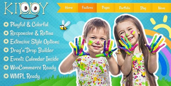 v2.0.4 Kiddy - Children WordPress theme