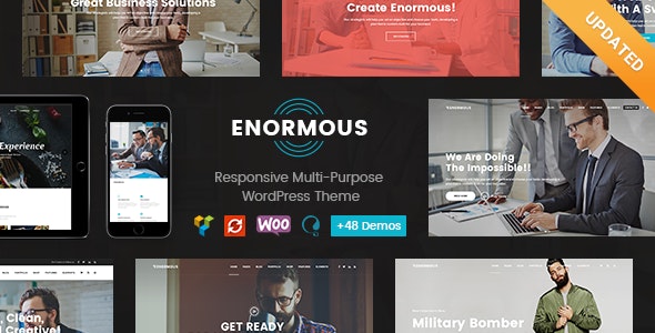 Enormous - Responsive Multi-Purpose WordPress Theme