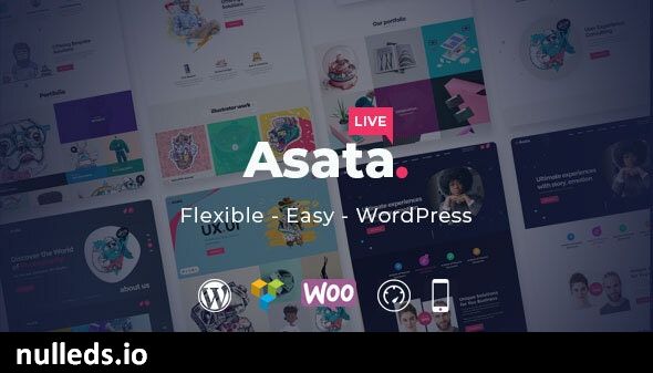 Asata - Responsive Multi-Purpose WordPress Theme