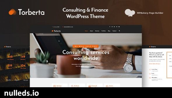 Torberta - Consulting & Finance WordPress Theme