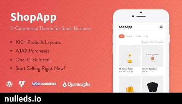 ShopApp - WordPress Theme for Small Business