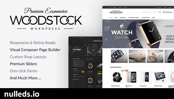 Woodstock - Electronics Store WooCommerce Theme