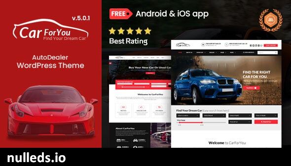 Auto CarForYou - Responsive Car Dealer WordPress Theme