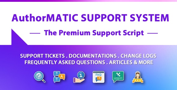 AuthorMATIC - The Premium Support Script