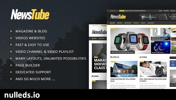 NewsTube - Magazine Blog & Video