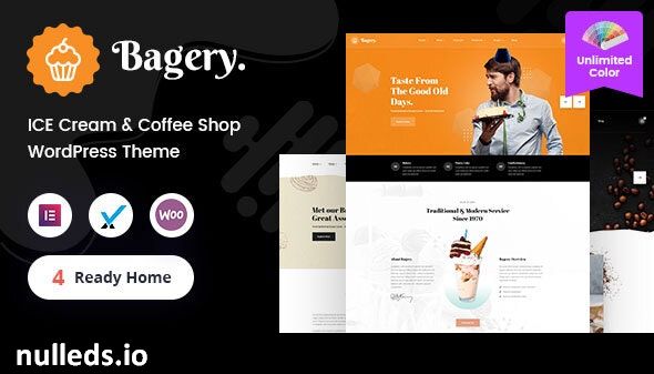 Bagery - Ice Cream Shop WordPress Theme