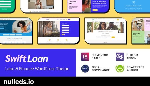 Swift Loan - Payday & Banking Finance WordPress Theme
