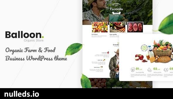 Balloon | Organic Farm & Food Business WordPress Themes