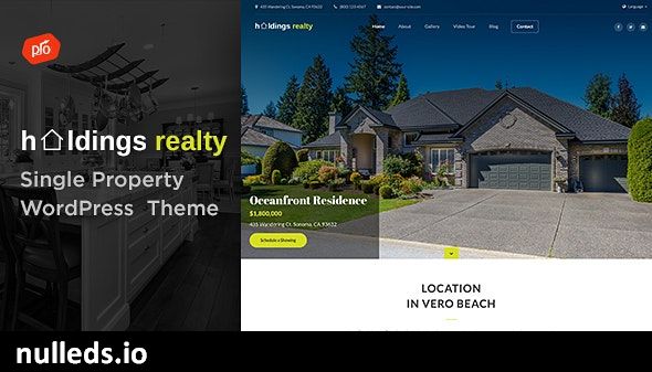 Holdings Realty - Single Property Theme