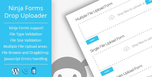 Drop Uploader for Ninja Forms - Drag&Drop File Uploader Addon