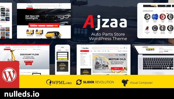 Ajzaa - Auto Parts Store WordPress Theme