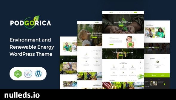 Podgorica - Environment and Renewable Energy WordPress Theme