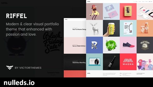 Riffel - A Bold & Rich Portfolio Theme