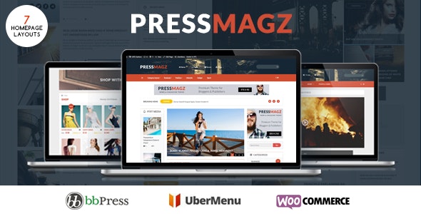 PresssMagz - Editorial News & Magazine WordPress Theme