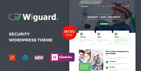 Wiguard - CCTV & Security WordPress Theme