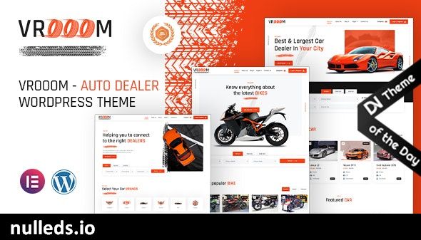 Vrooom - Auto Dealer WordPress Theme