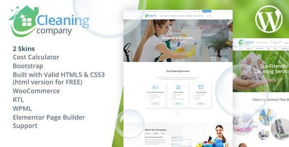 v13.1 Cleaning Services WordPress Theme + RTL