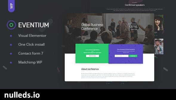 Eventium - Responsive Event WordPress Theme