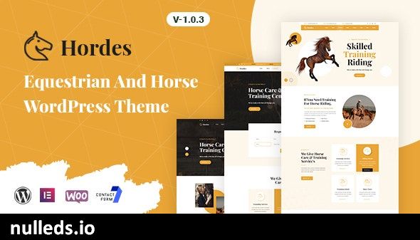 Hordes - Equestrian And Horse WordPress Theme