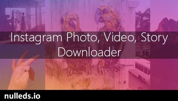 Instagram Image-Video and Story Downloader