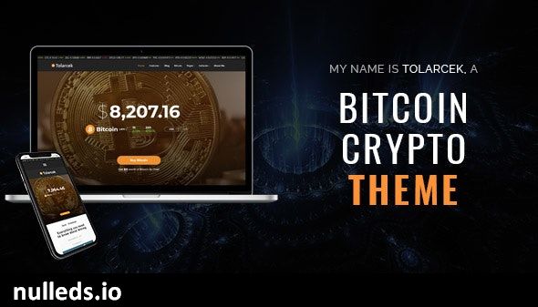 Tolarcek - A Bitcoin & CryptoCurrency WordPress Blog Theme