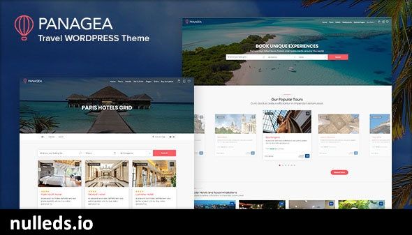 Panagea - Hotel and Tours Booking WordPress Theme