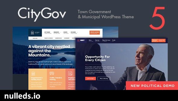 v1.7.0.5 CityGov - City Government & Municipal WordPress Theme