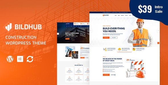 Bildhub - Construction & Building WordPress