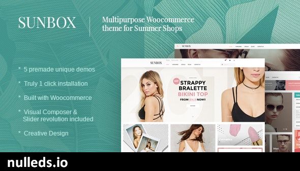 Sunbox Summershop Multipurpose WooCommerce WordPress Theme