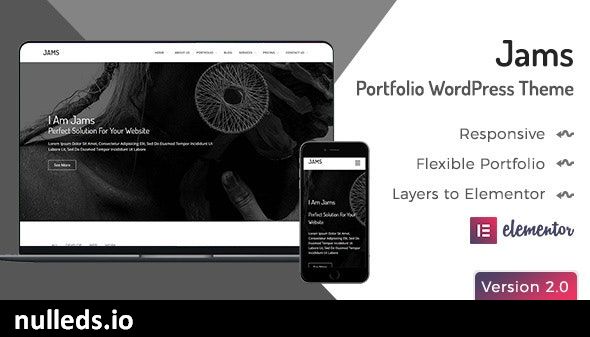 Jams - Minimal Portfolio WordPress Theme