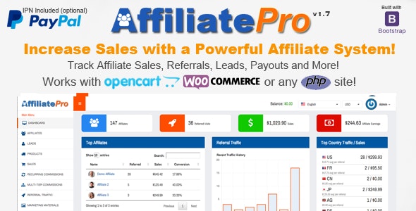 (Nulled) Affiliate Pro - Affiliate Management System