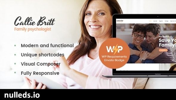 Callie Britt (v1.0.8) Family Counselling Psychology WordPress Theme