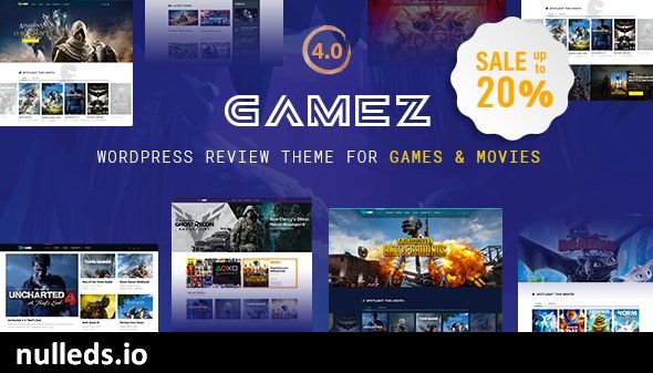 Best WordPress Review Theme For Games, Movies And Music - Gamez