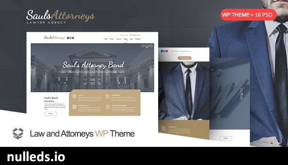 SaulsAttorneys - Attorney Legal Modern WordPress Responsive Theme