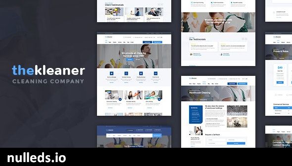 The Kleaner - Industrial Cleaning Company WordPress Theme