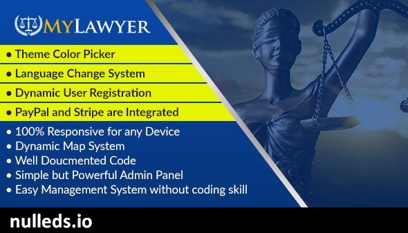 MyLawyer - Dynamic Lawyer Directory System Script