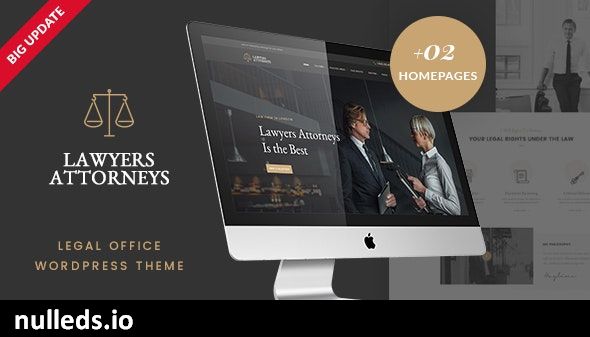 Lawyer Attorneys - Law Firm Office WordPress Theme