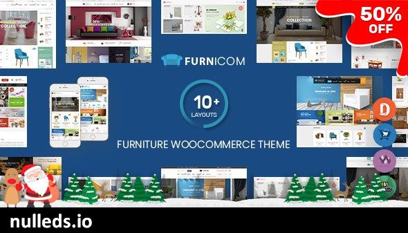 Furnicom - Furniture Store & Interior Design WordPress WooCommerce Theme (10+ Homepages Ready)