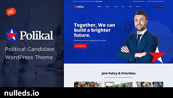 Polikal - Political Candidate & Party Theme