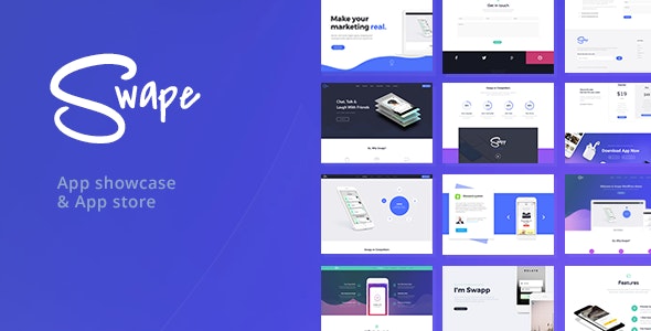 Swape - App Showcase & App Store WordPress Theme