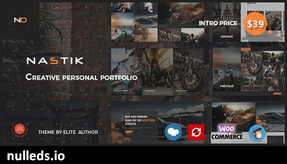 v5.4.2 Nastik - Creative  Portfolio WordPress Theme