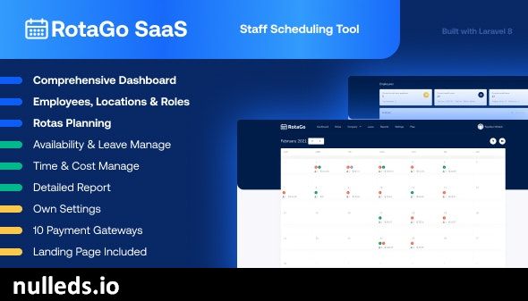 RotaGo SaaS - Staff Scheduling Tool v7.6