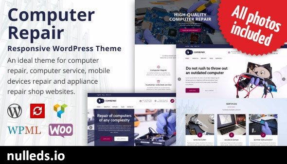 ComRepair - Computer Repair Services WordPress Theme