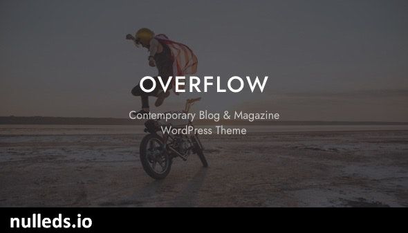 Overflow - Contemporary Blog & Magazine WordPress Theme