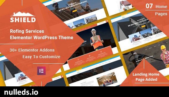 Shield - Roofing Service Elementor WordPress Theme