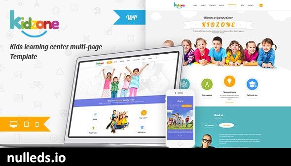 Kidzone - Children Kindergarten Wordpress Theme