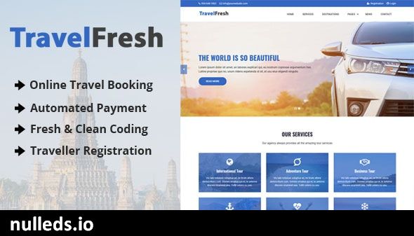 TravelFresh - Travel Agency CMS with Online Booking System