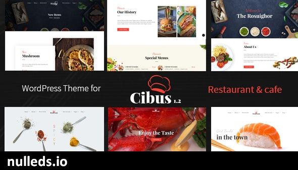 Cibus - Restaurant & Cafe WordPress Theme