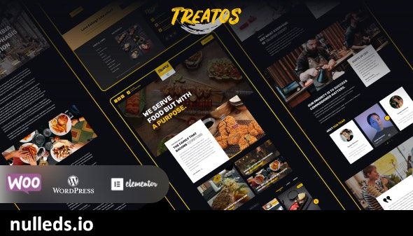 Treatos - Restaurant Theme